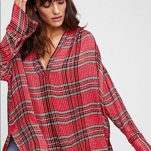 FREE PEOPLE FEARLESS LOVE SEQUIN SHIRT